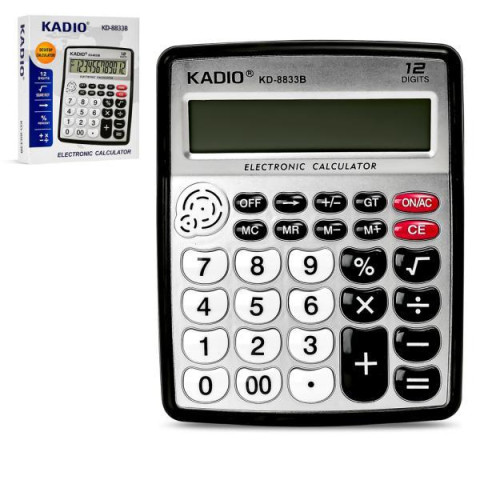 Калькулятор Kadio (12р)  в кор.17*14*4см  
