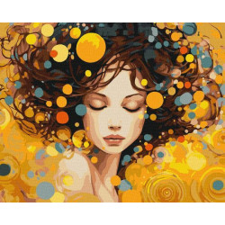 Картина по номерам Люди. Портрет элегантности, 40х50см, в термопакете, Идейка (KHO8424)