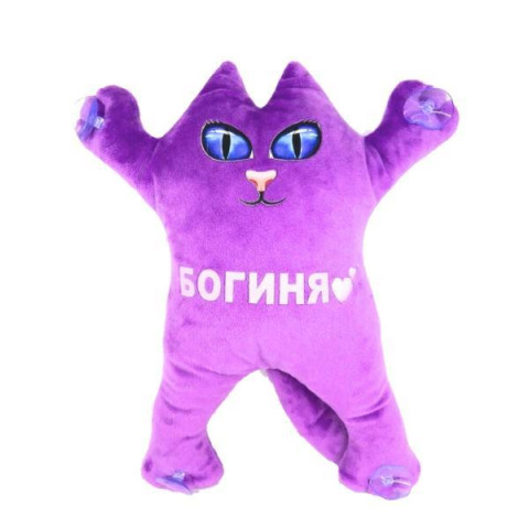 М'яка іграшка Котик 30см на присосках 