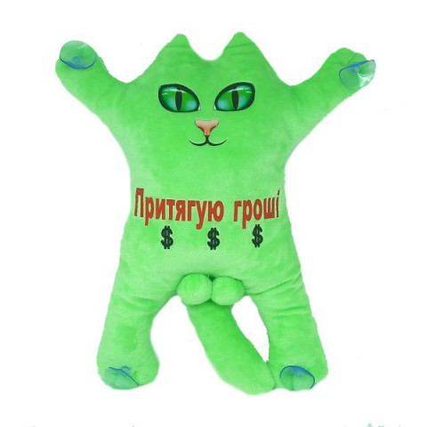 Мягкая игрушка Котик на присосках 