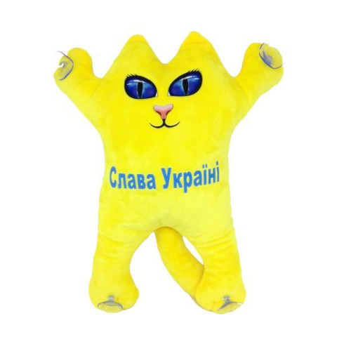 Мягкая игрушка Котик 30см на присосках 