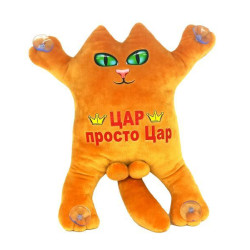 М'яка іграшка Котик на присосках 
