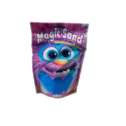 Кінетичний пісок Magic sand у пакеті синій, 0,200 кг, пак. 21*13см, ТМ Стратег, Україна