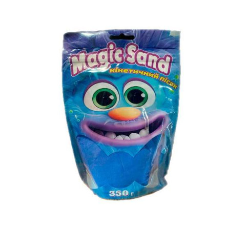 Magic sand в пакете синий, 0,350кг, пак. 21*13см, ТМ Стратег, Украина