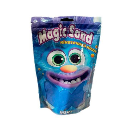 Magic sand у пакеті синій, 0,500 кг, пак. 22*15см, ТМ Стратег, Україна