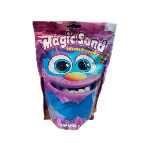 Magic sand у пакеті синій, 1кг, пак. 25*14см, ТМ Стратег, Україна