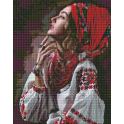 Алмазная мозаика "Цветы-звезды" 40х50см, термопакет, ТМ Идейка, Украина