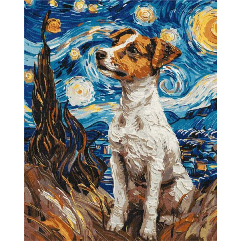 Картина за номерами Тварини. Чарівний джек розсів, 40х50см, в термопакеті, Идейка (KHO6596)