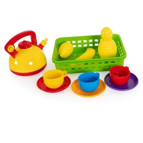 Посуд у великому кошику, сітці 27*18*6см, ТМ BAMSIC, Україна, арт: 4904