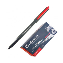 Ручка гелева Hiper Black Jet GEL 1.0mm, червона, ЦІНА ЗА УП.10ШТ, ст: HG-155красн