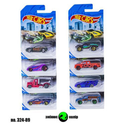 Машинки HOT CARS, 8 видів, ЗМІНЯЄ КОЛІР, на планш. 16*11см, ст: 324-89