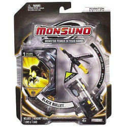Игрушка Стартовый набор Monsuno STORM BLACK BULLET (1-Packs) W4 (1 фигурка, 1 капсула, 1 карта), на планш. 22*17см, арт: 34437-42911-MO