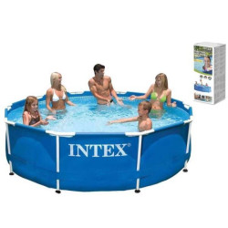 Бассейн каркасный Intex NP круглый, 6+ лет, в кор. 305*76см, 4485л, в корр. 90*30*28см , ст: 28200