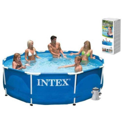 Бассейн каркасный Intex NP, фильтр-насос, арт: 28202