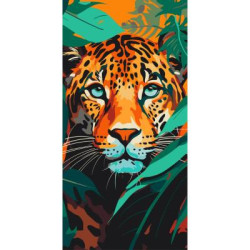 Картина за номерами Тварини. Хижий погляд, 40х80см, в термопакеті, ART Craft (11554-AC)