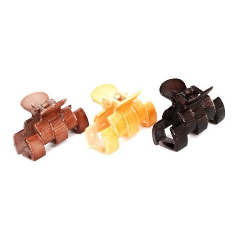 Краб для волосся, ЦІНА ЗА УП. 6шт, 3 кольори, в пак. 22*8см, арт: 0403-026