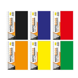 Блокнот А6, 40 арк., пластик, пружина збоку, 14*10см, Видавництво Апельсин, Україна, арт: АП-1510