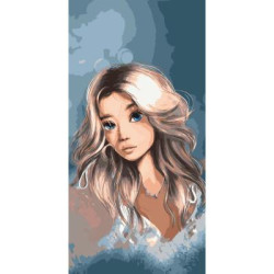 Картина за номерами Люди. Досконала, 40х80см, в термопакеті, ART Craft (10126-AC)