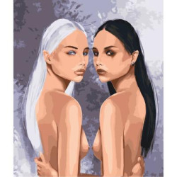 Картина по номерам Люди. Противоположности, 40х50см, в термопакете, ART Craft (10121-AC)