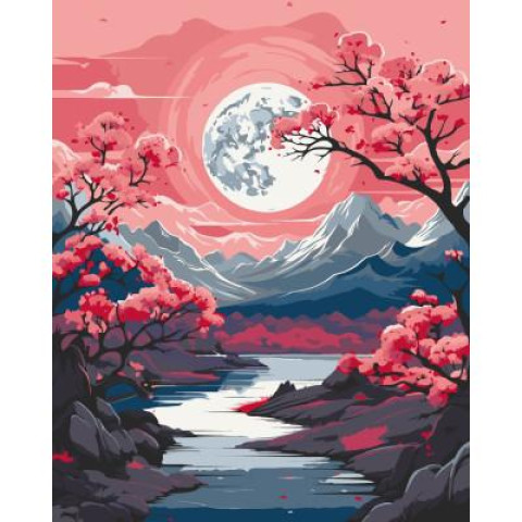 Картина за номерами Пейзаж. Японська краса, 40х50см, в термопакеті, ART Craft (11035-AC)