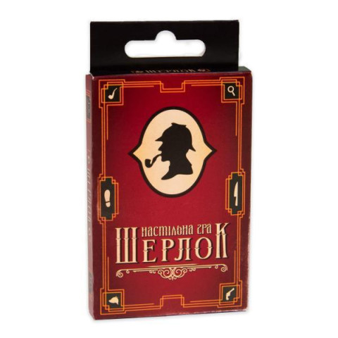 Настольная игра Шерлок развлекательная на украинском языке, ТМ Стратег, Украина, арт: 30338S