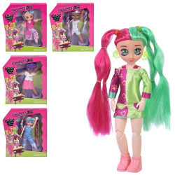 Кукла 22см, шарнірна, 5 видів, в кор. 22*26*5см, арт: JZ365