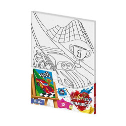 Картина за номерами Coloring by numbers Дитячі сюжети. Серія 2, 21х31см, в термопакеті, Danko Toys (CBN-02-02)