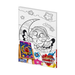 Картина за номерами Coloring by numbers Дитячі сюжети. Серія 2, 21х31см, в термопакеті, Danko Toys (CBN-02-03)