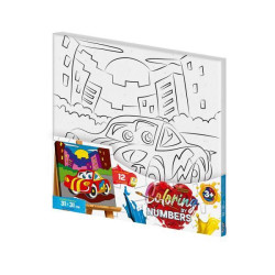 Картина за номерами Coloring by numbers Дитячі сюжети. Серія 1, 21х31см, в термопакеті, Danko Toys (CBN-01-07)