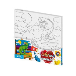 Картина за номерами Coloring by numbers Дитячі сюжети. Серія 1, 21х31см, в термопакеті, Danko Toys (CBN-01-10)