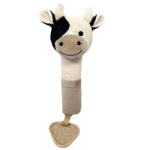 Брязкальце-пищалка Корівка, на планш. 22*12см, ТМ Tulilo, Польща, арт: 9378