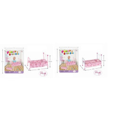 Кровать 26*43*30,5см, микс 2 вида, в пак. 32*25см , арт: CS7867-1/2