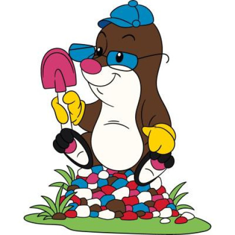 Картина по номерам Детские сюжеты. Крот, 25х30см, в термопакете, ART Craft (15116-AC)