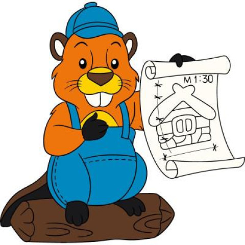 Картина за номерами Дитячі сюжети. Бобер, 25х30см, в термопакеті, ART Craft (15115-AC)