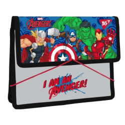 Папка для зошит пласт. на гумці В5 Marvel.Avengers, 26*20см, ТМ YES, Україна, арт: 491997