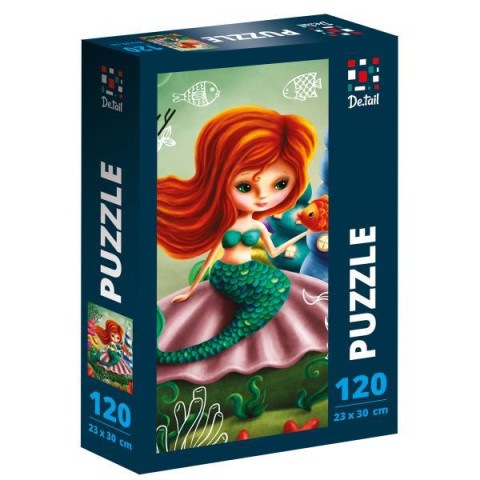 Пазли Puzzle De.tail Mermaid, в кор. см, ТМ Vladi Toys, Україна, арт: DT100-09