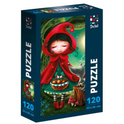 Пазли Puzzle De.tail A girl and the wolf, ТМ Vladi Toys, Україна, арт: DT100-11