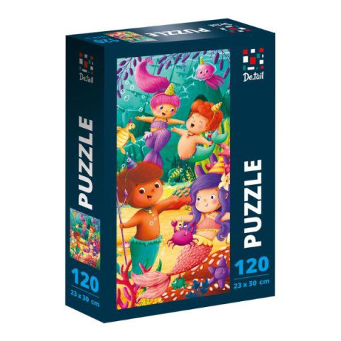 Пазлы Puzzle De.tail. The underwater party, в корр. см, ТМ Vladi Toys, Украина, арт: DT100-21