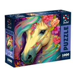 Пазли Puzzle De.tail. Перлина квітів 1000 деталей, кор. см, ТМ Vladi Toys, Україна, арт: DT1000-12