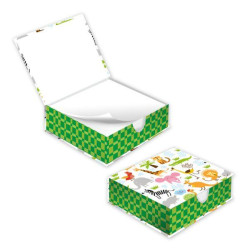 Картонний бокс з папером 90х90мм (укр), кор. , ТМ Vladi Toys, Україна, арт: VT9901-81