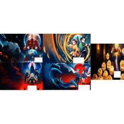 Зошит 24арк. клітинка HIPER кольорова Аніме 2024, ЦІНА ЗА УП. 20ШТ арт: HI-12401