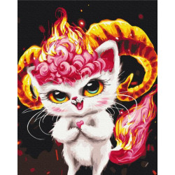 Картина по номерам Животные. Котик Овен, 40х50см, в термопакете, Brushme (BS53998)