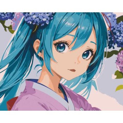 Картина за номерами Супергерої. Hatsune Miku, 40х50см, в термопакеті, ART Craft (16093-AC)