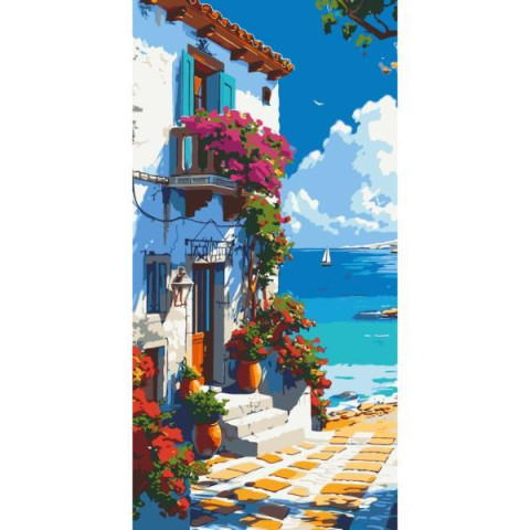 Картина по номерам Пейзаж. Путь к морю, 40х80см, в термопакете, ART Craft (11042-AC)