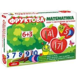 Развивающая игра 2в1 Фруктовая математика, ТМ Ludum, Украина, арт: ME5032-15