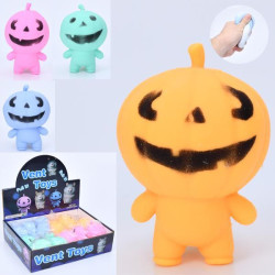 Іграшка антистрес, Halloween монстр, 9см, борошно, ЦІНА ЗА 1ШТ, 4 кольори, 26*20*6,5см, арт: MS3992-1