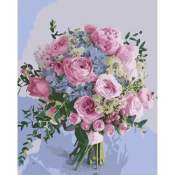 Картина за номерами Квіти. Романтичний букет, 40х50см, в термопакеті, ART Craft (13085-AC)