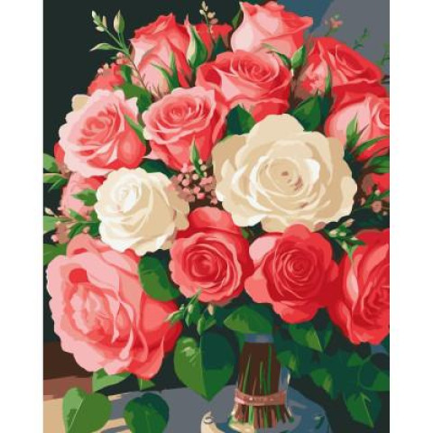 Картина по номерам Цветы. Цветы любви, 40х50см, в термопакете, ART Craft (13088-AC)