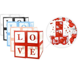 Коробки для кульок набір 4шт. LOVE, арт: 10134