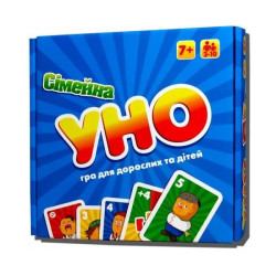 Настольная игра "УНА Семейная 2 в 1" на украинском языке, в кор. 25*25*6см, ТМ Стратег, Украина, арт: 30527S